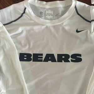Bears long sleeve workout shirt